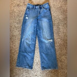 Straight leg jeans